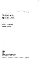 Couverture : Statistics for spatial data