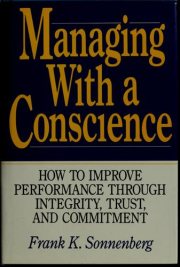 Couverture : Managing with a conscience
