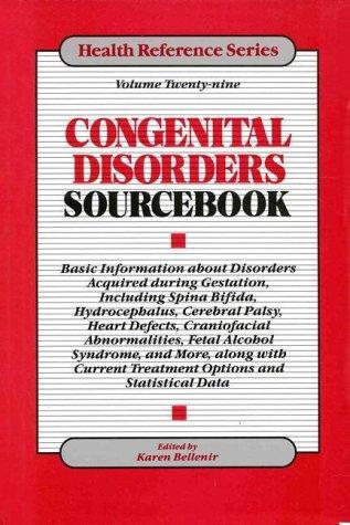 Couverture : Congenital disorders sourcebook