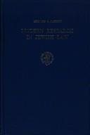 Couverture : Modern research in Jewish law