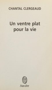 Couverture : Un ventre plat pour la vie