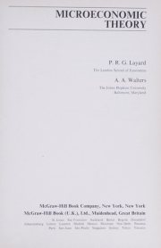 Couverture : Microeconomic theory