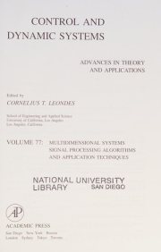 Couverture : Multidimensional systems, signal processing algorithms and application techniques