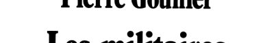 Couverture : Les militaires