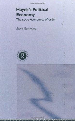 Couverture : Hayek's political economy