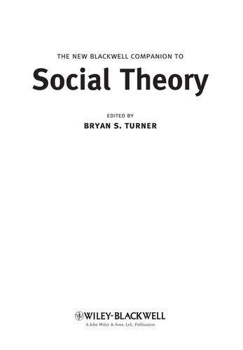 Couverture : The new Blackwell companion to social theory