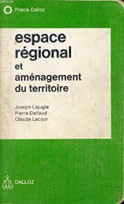 Couverture : Espace régional et aménagement du territoire