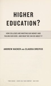 Couverture : Higher education ?