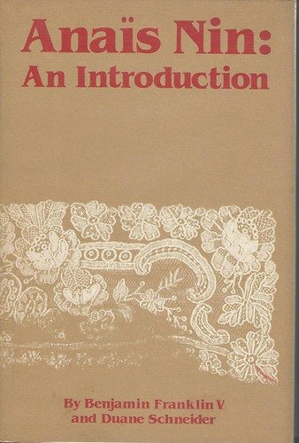 Couverture : Anaïs Nin