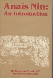 Couverture : Anaïs Nin