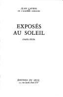 Couverture : Exposés au soleil