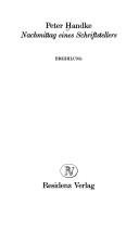 Couverture : Nachmittag eines Schriftstellers