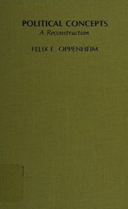 Couverture : Political concepts, a reconstruction