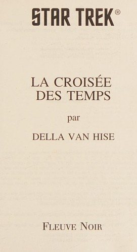 Couverture : La croisée des temps