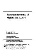 Couverture : Superconductivity of metals and alloys