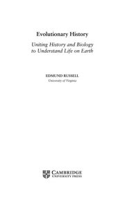 Couverture : Evolutionary history