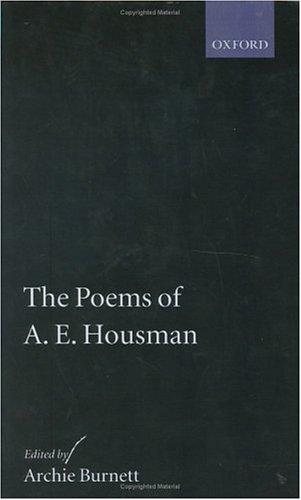 Couverture : The poems of A.E. Housman
