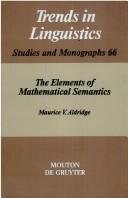 Couverture : The elements of mathematical semantics