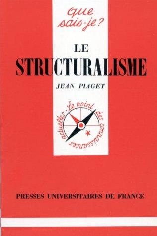 Couverture : Le Structuralisme