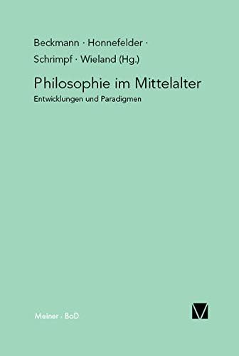 Couverture : Philosophie im Mittelalter. Entwicklungslinien und Paradigmen.
