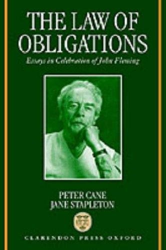 Couverture : The Law of Obligations