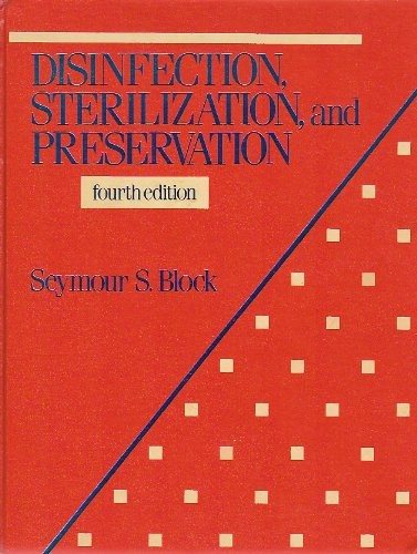 Couverture : Disinfection, sterilization, and preservation