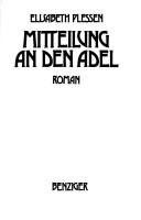 Couverture : Mitteilung an den Adel