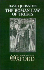 Couverture : The Roman law of trusts