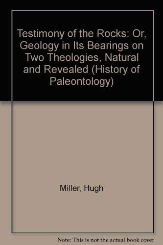 Couverture : The testimony of the rocks