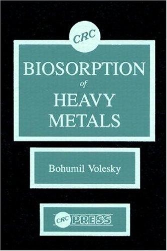 Couverture : Biosorption of heavy metals