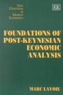 Couverture : Foundations of post-Keynesian economic analysis