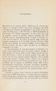 Couverture : Letture critiche del Decameron