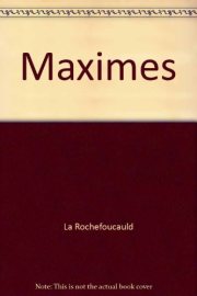 Couverture : Maximes
