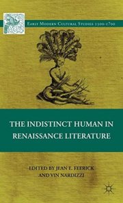 Couverture : The Indistinct Human in Renaissance Literature
