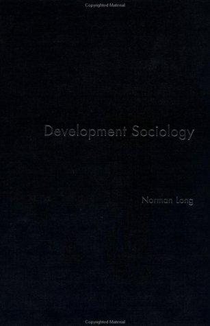 Couverture : Development Sociology