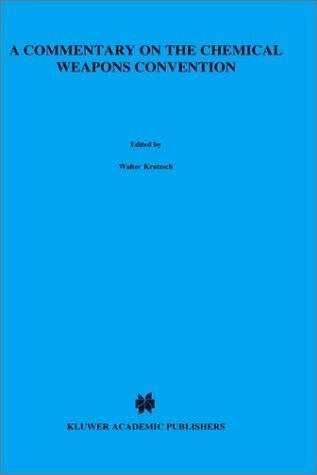 Couverture : A commentary on the Chemical Weapons Convention
