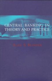 Couverture : Central banking in theory and practice