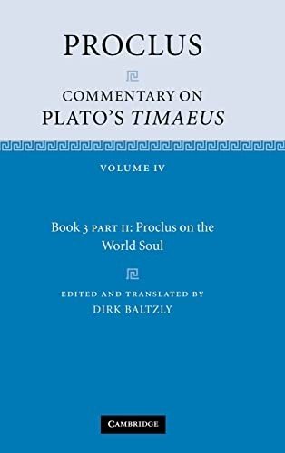Couverture : Proclus : Commentary on Plato's Timaeus