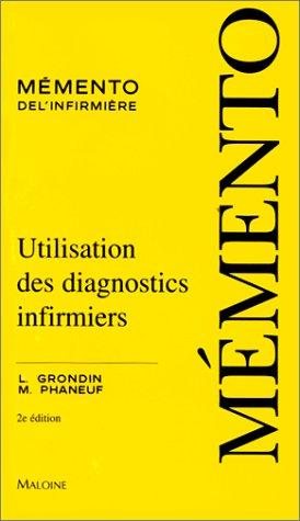 Couverture : Utilisation des diagnostics infirmiers