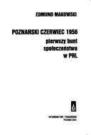 Couverture : Poznanski Czerwiec 1956