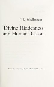 Couverture : Divine hiddenness and human reason