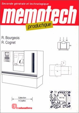 Couverture : Mémotech productique