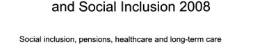Couverture : Joint report on social protection and social inclusion, 2008