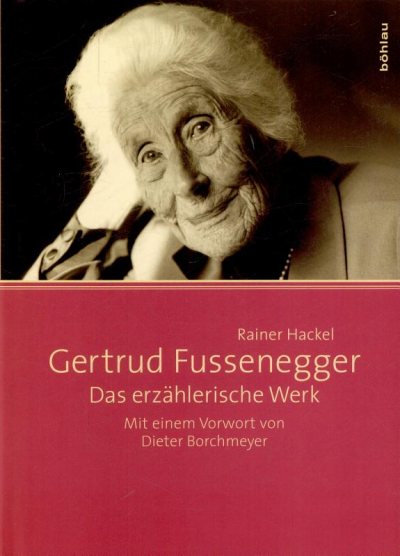 Couverture : Gertrud Fussenegger