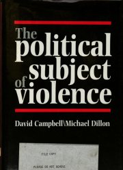 Couverture : The Political subject of violence