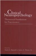 Couverture : Clinical Neuropsychology