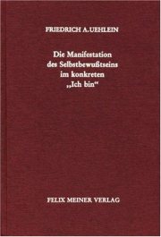 Couverture : Die Manifestation des Selbstbewusstseins im konkreten "Ich bin"