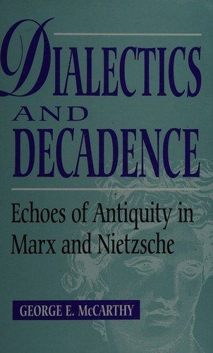 Couverture : Dialectics and decadence