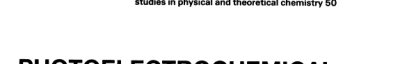 Couverture : Photoelectrochemical solar cells