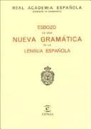 Couverture : Esbozo De Una Nueva Gramatica De LA Lengua Española
